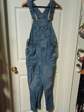 Old Navy Medium Blue Denim Overalls